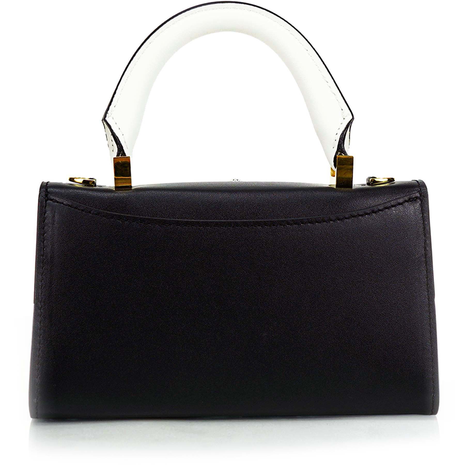 The Larr Black with Crystals Mini Bag