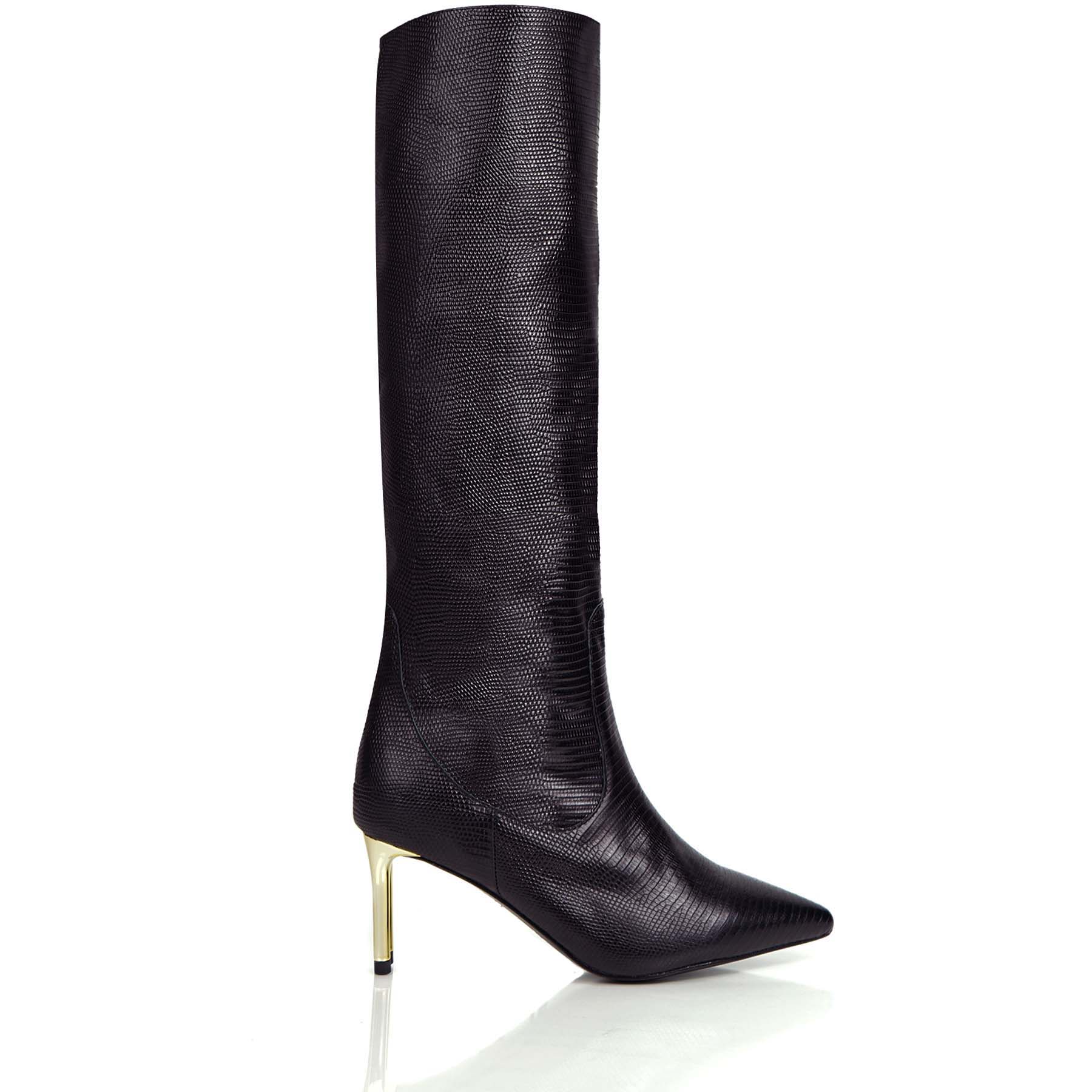 The Ode High Boots Double Heel