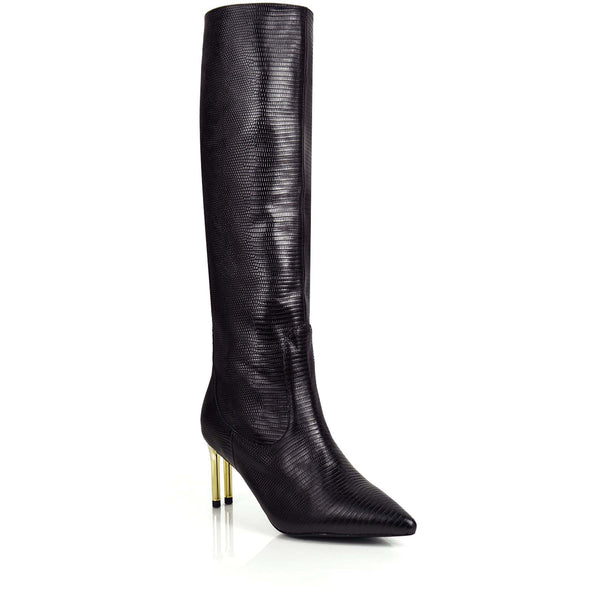 The Ode High Boots Double Heel
