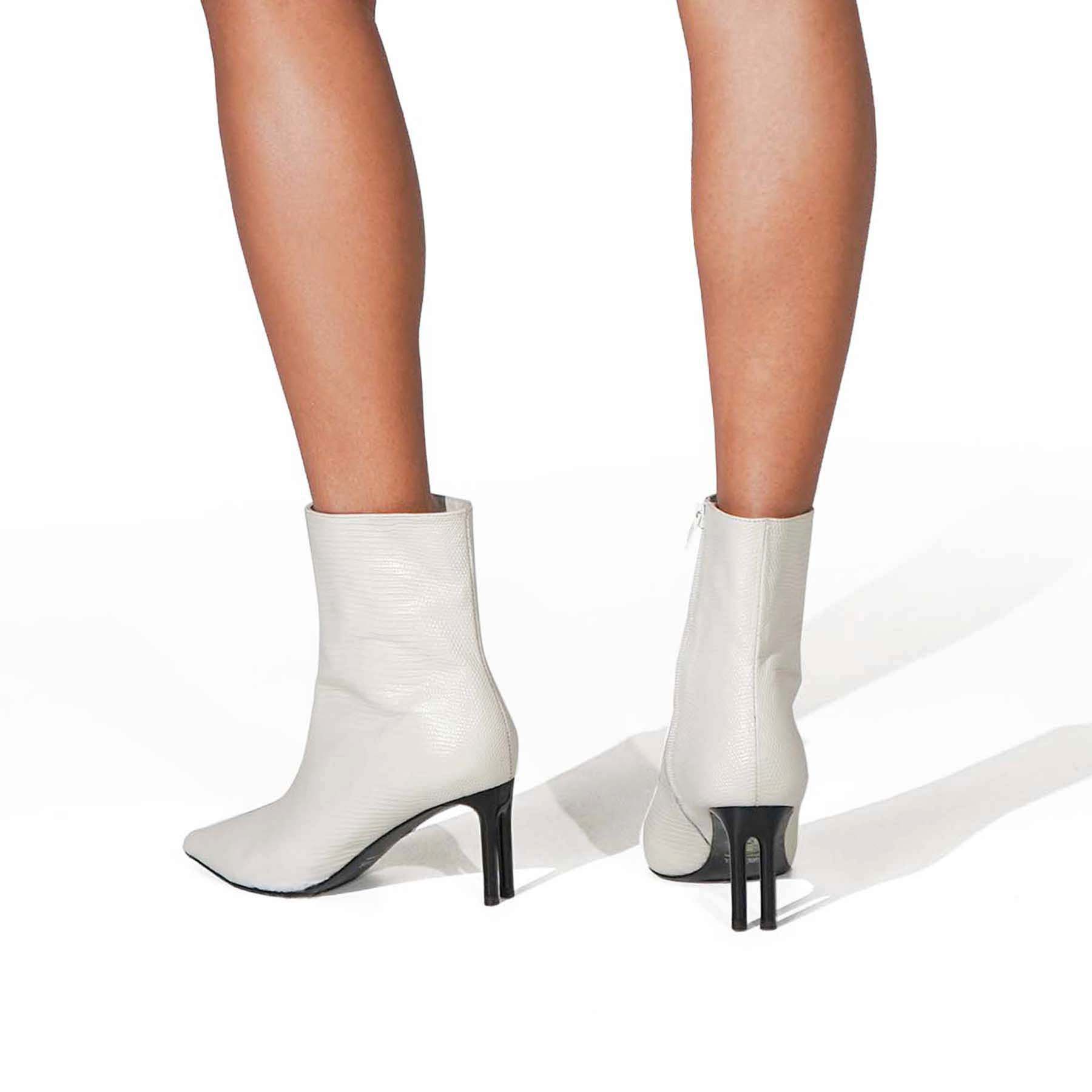 The Ode Ankle Boots Double Heel