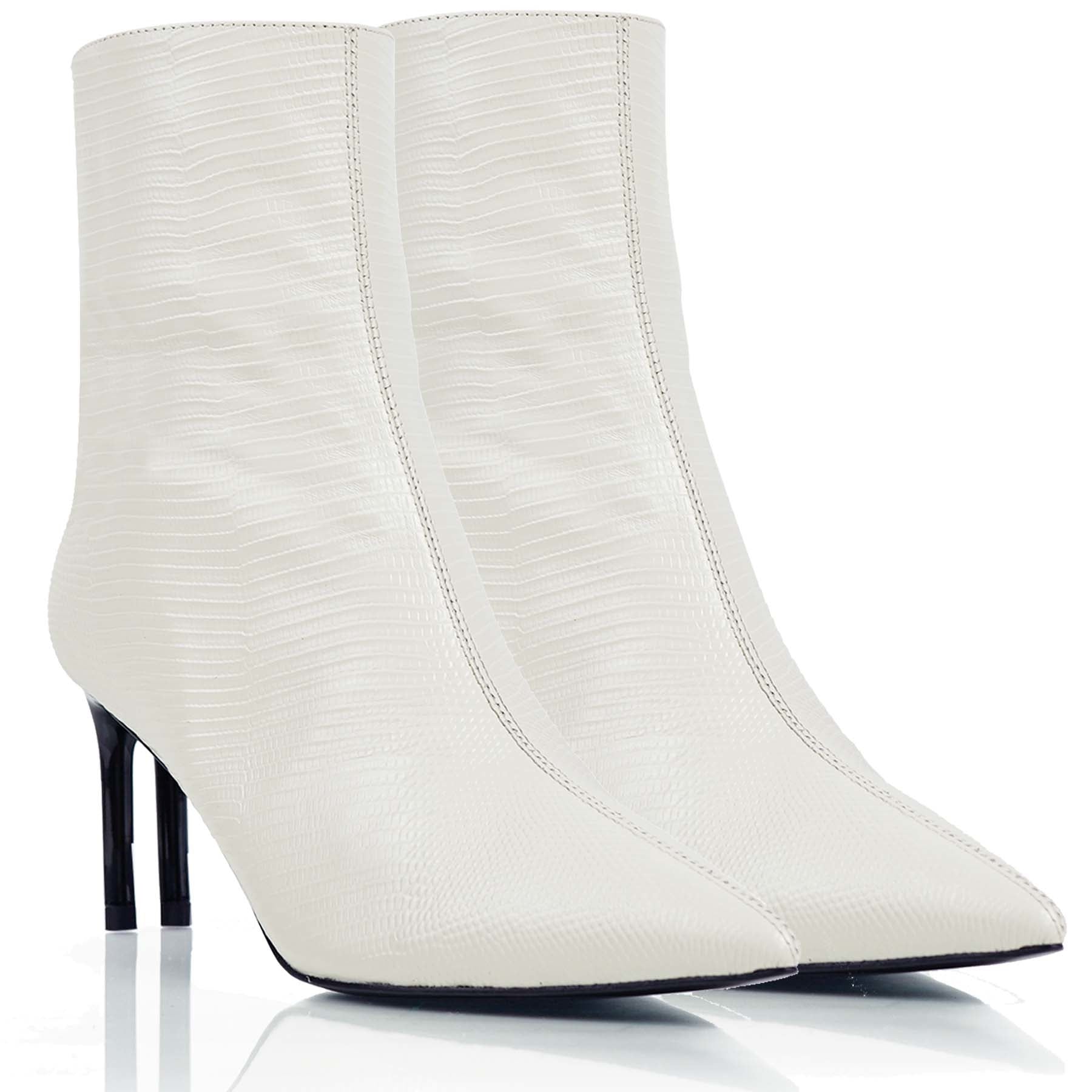 The Ode Ankle Boots Double Heel